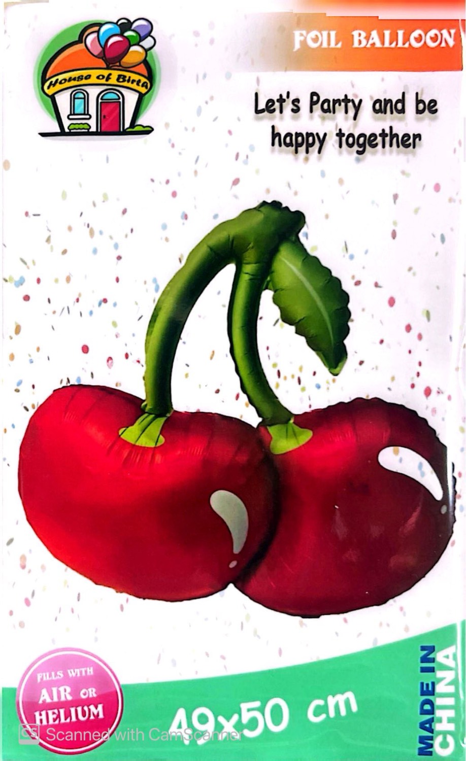 بادکنک فویلی گیلاس